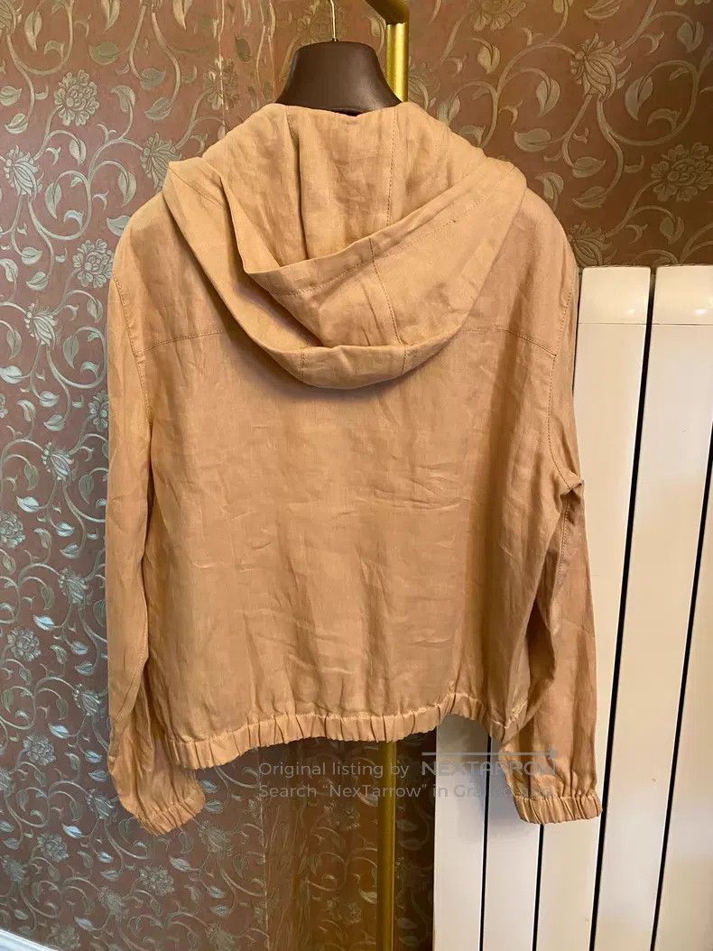 Loro Piana Loro Piana Linen Hooded Jacket Size US L / EU 52-54 / 3 - 4 Thumbnail
