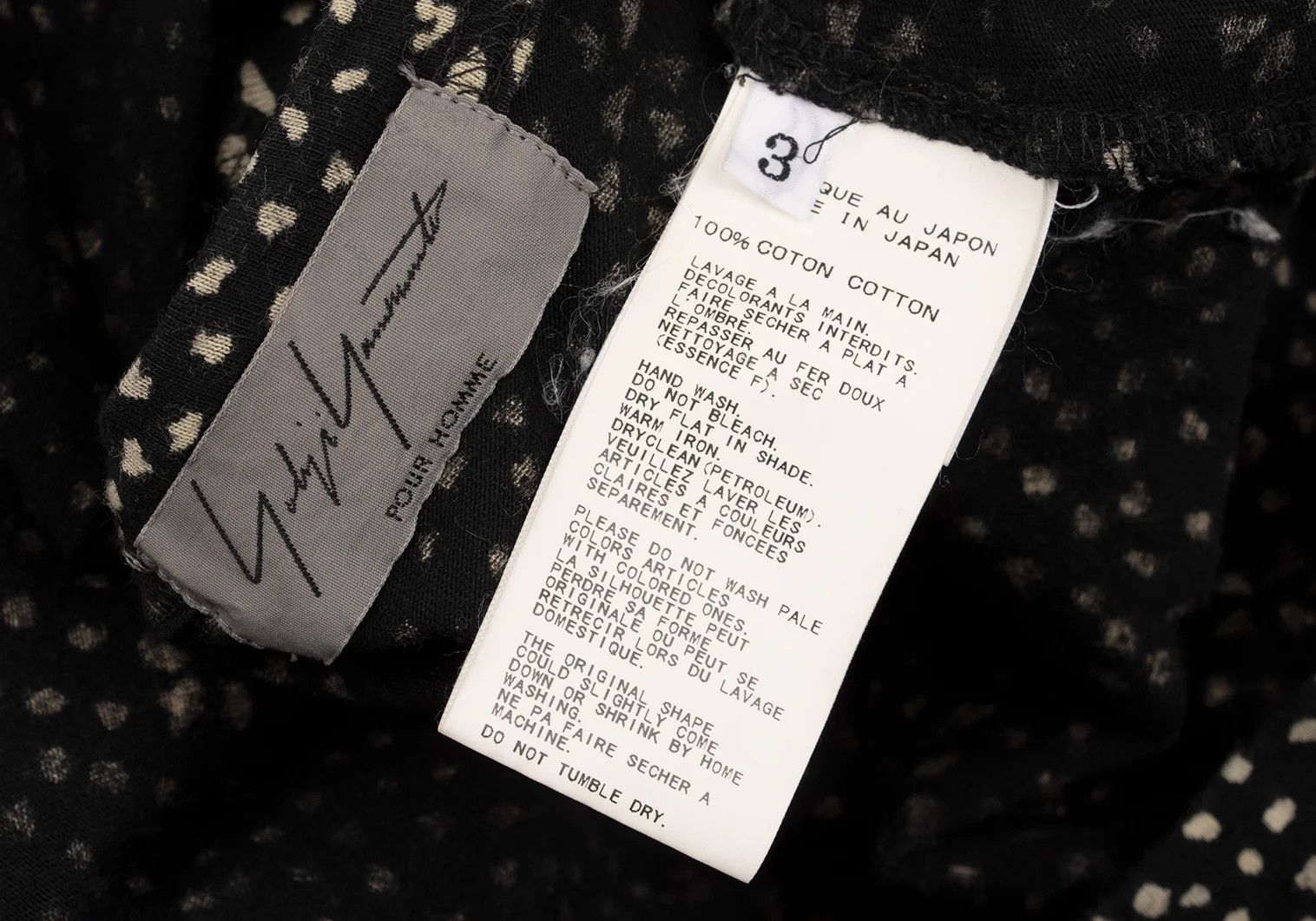 Yohji Yamamoto Yohji Yamamoto Cotton Flower Print T-Shirt Size US L / EU 52-54 / 3 - 10 Thumbnail