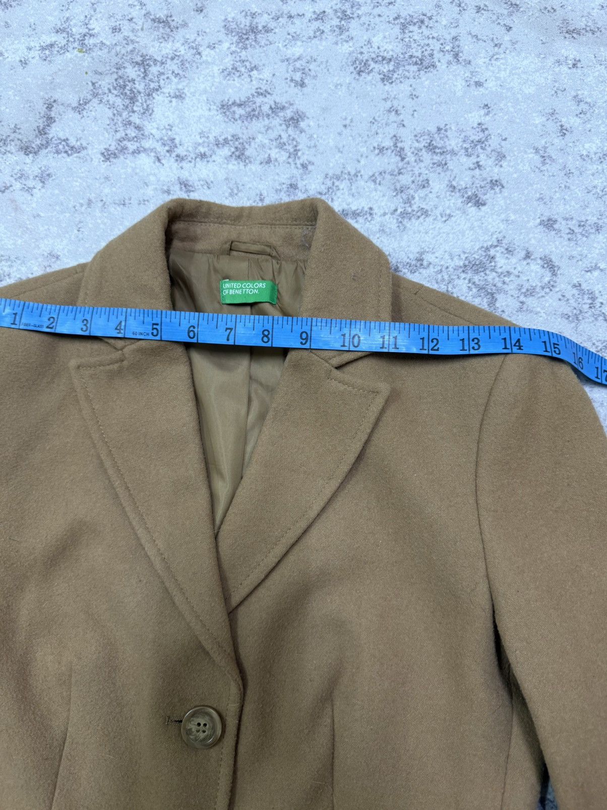 United Colors Of Benetton United Colors of Benetton Long Coat Wool Jacket Size US S / EU 44-46 / 1 - 19 Thumbnail