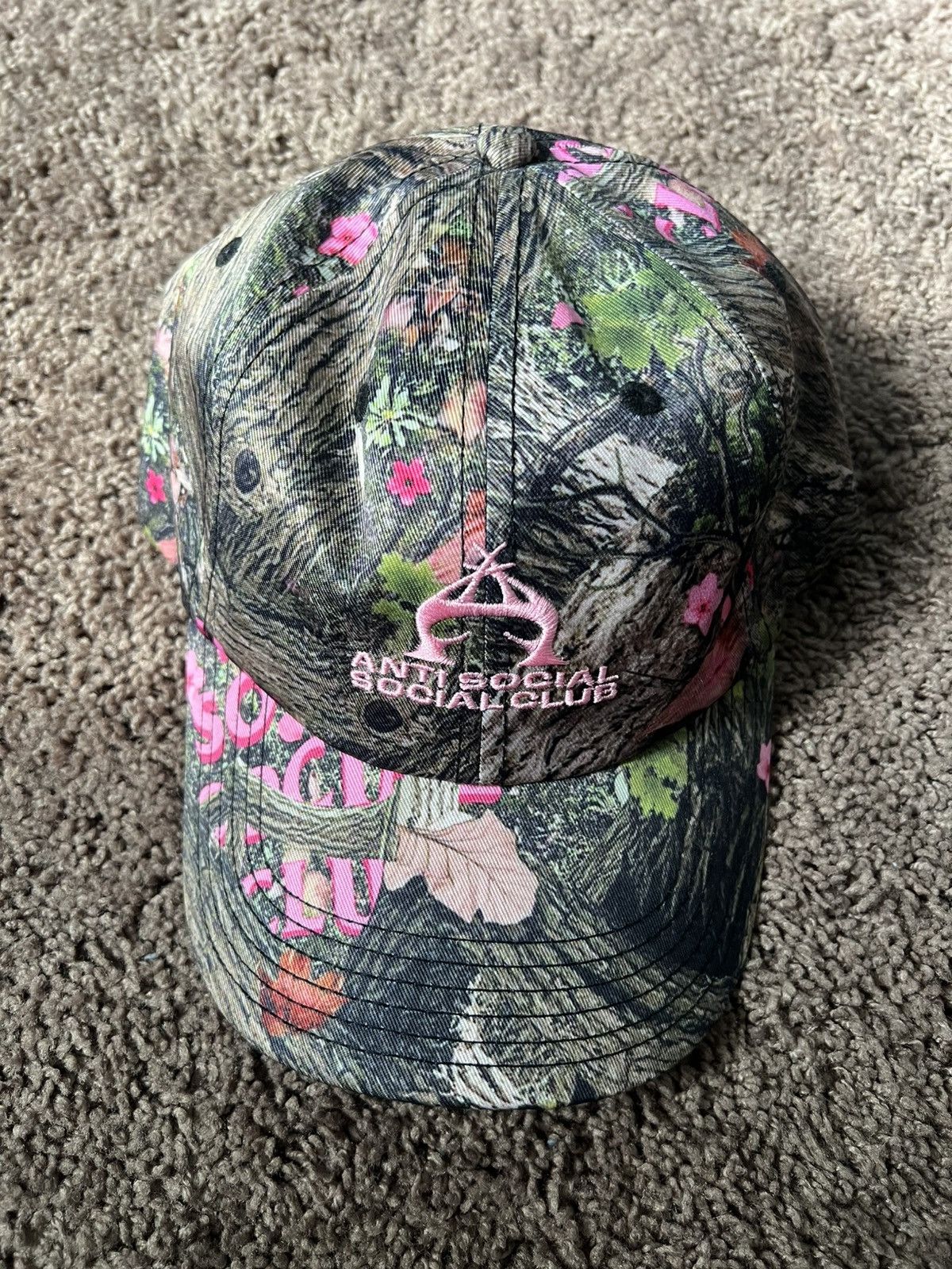 Anti Social Social Club Anti Social Social Club - Outward Affection Camo Cap Size ONE SIZE - 1 Thumbnail
