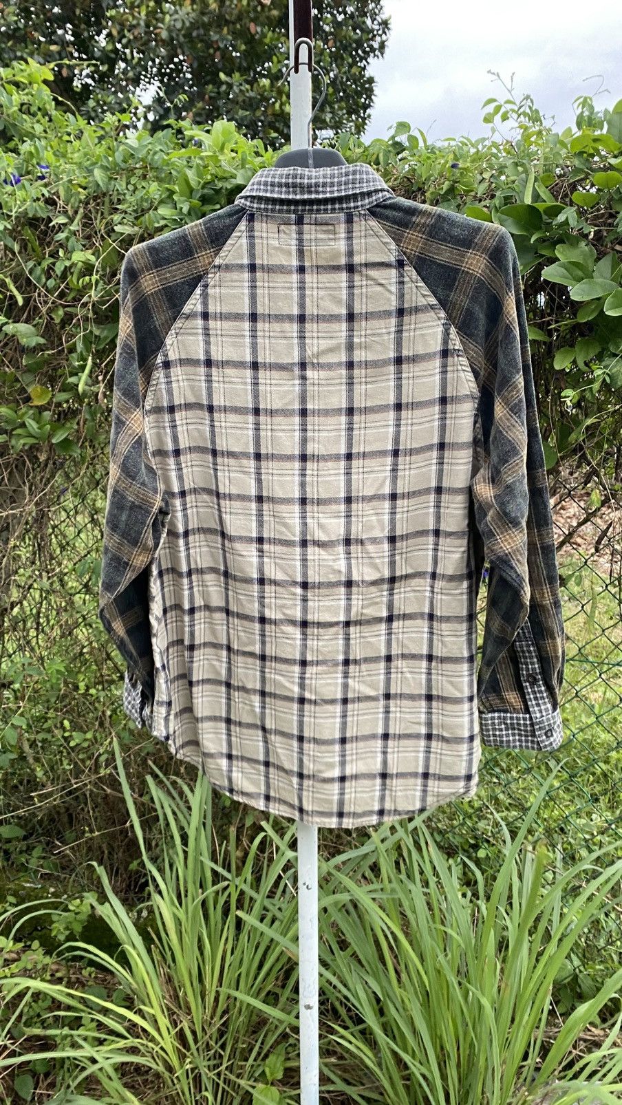 Flannel × If Six Was Nine × Japanese Brand CUBE SUGAR REBUILD PATCHWORK FLANNEL SHIRTS Size US M / EU 48-50 / 2 - 2 Thumbnail