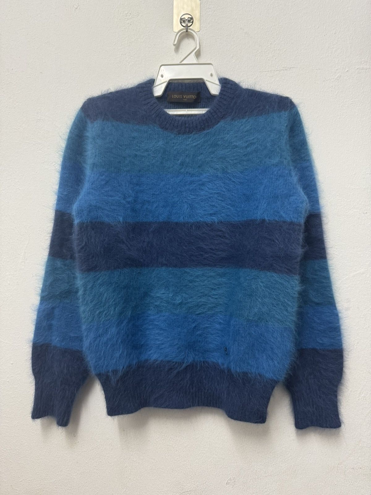 Louis Vuitton Louis Vuitton Paris Mohair Stripes Border Blue Size US S / EU 44-46 / 1 - 1 Thumbnail