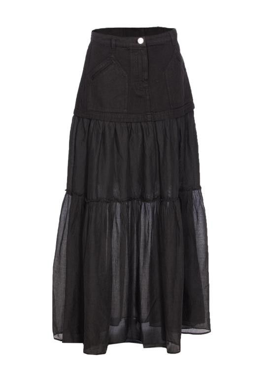 Pinko PINKO Women Mid Skirts 105252 A2MIZ99 Black Size 26" / US 2 / IT 38 - 1 Thumbnail