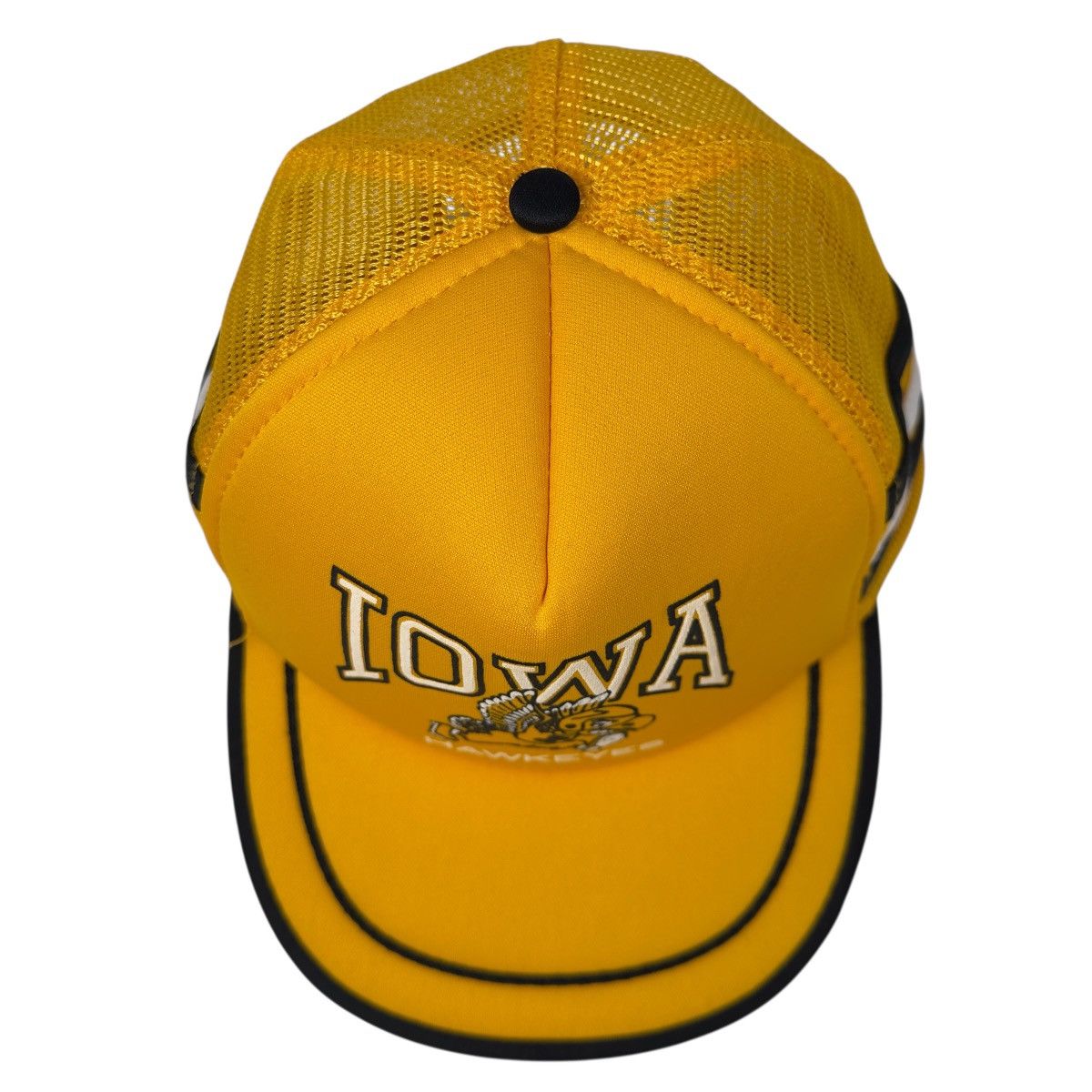 Vintage Vintage 3 STRIPE Trucker Snapback University Iowa Hawkeyes Size ONE SIZE - 3 Thumbnail