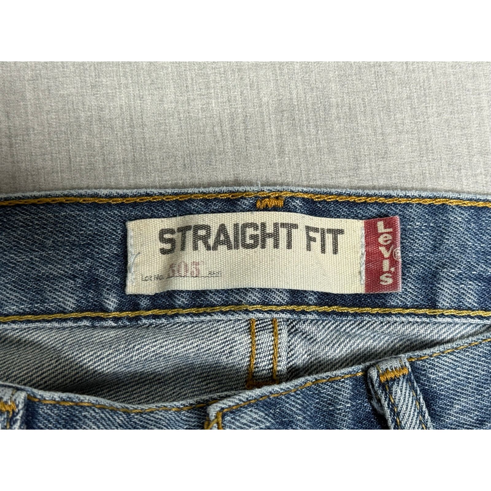 Levi's Levi’s 505 Straight Fit Custom Bleached Flame Jeans 31x32 Size US 31 - 3 Thumbnail