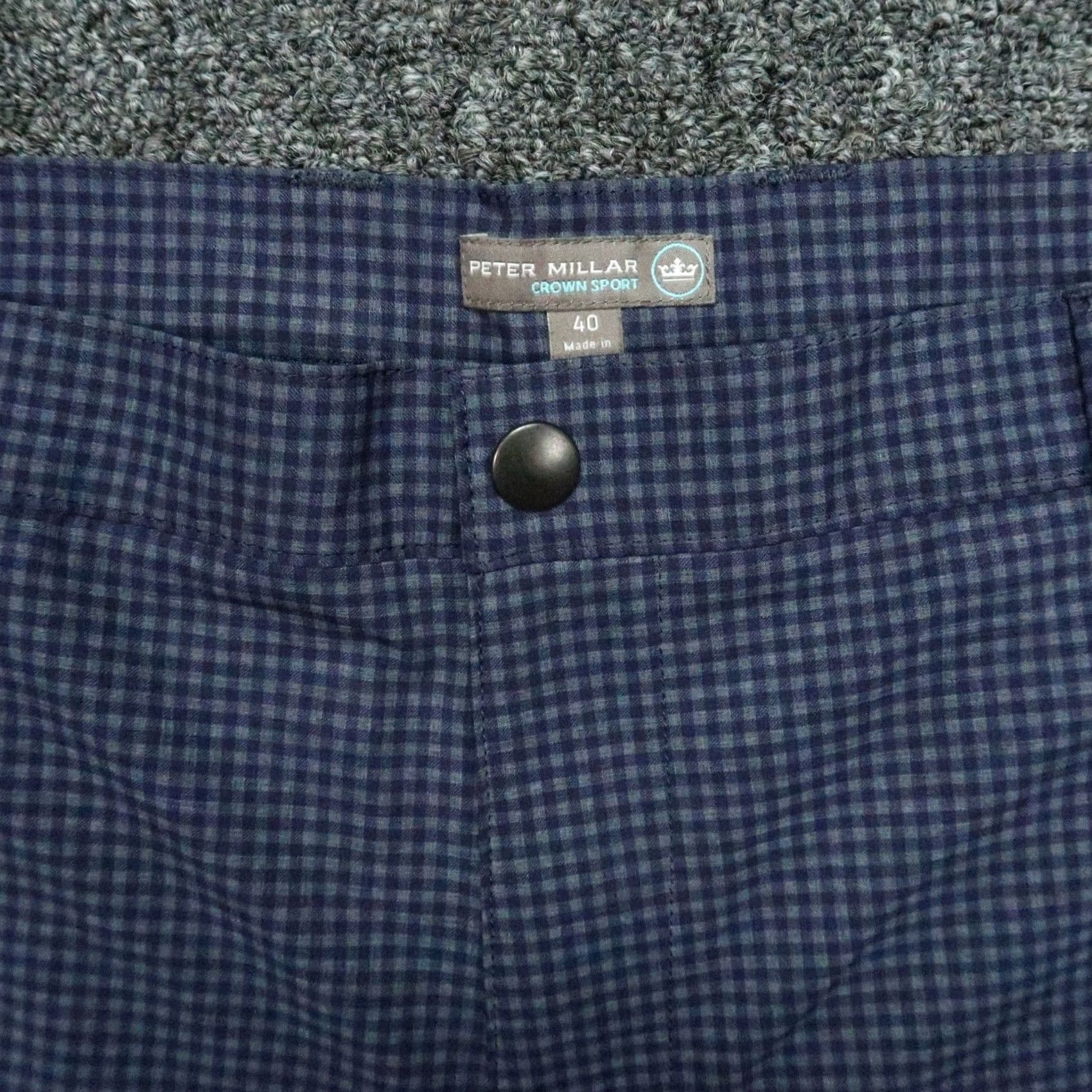 Peter Millar Peter Millar Shorts Mens 40 Blue Gingham Shackleford Hybrid Crown Performance Size US 40 / EU 56 - 3 Thumbnail