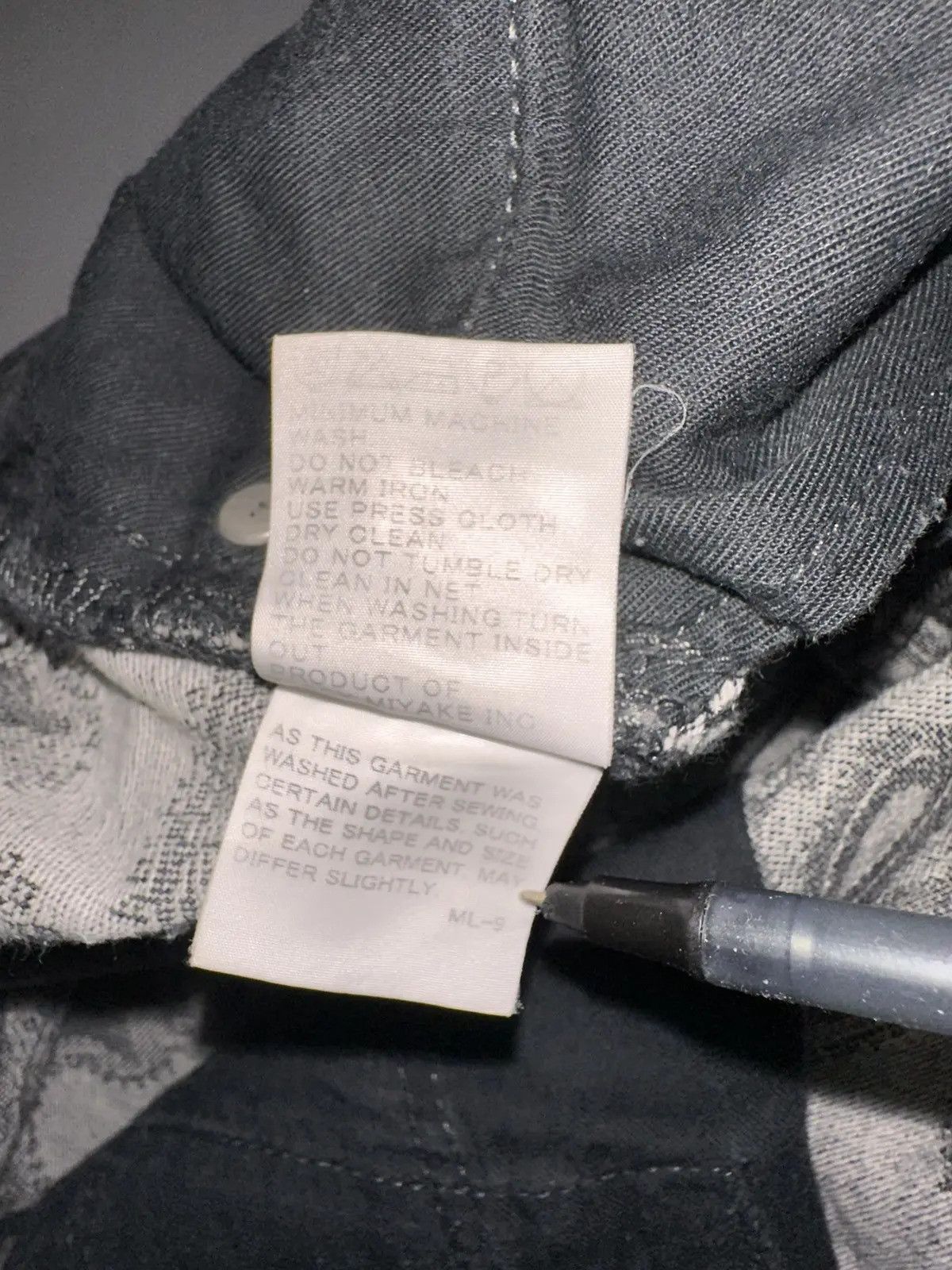 Issey Miyake Archive Issey Miyake SS2011 Circle Embroidery Jaquard Denim Size US 32 / EU 48 - 7 Thumbnail