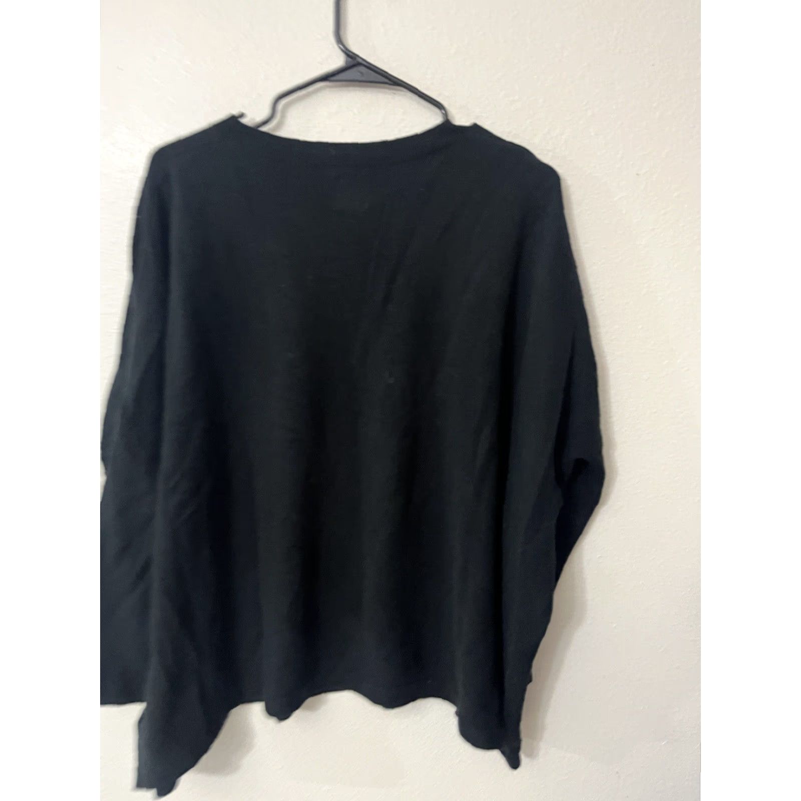 Gap Gap Womens Sweatshirt Crewneck Black Solid Maternity XS Long Sleeve Pullover Activewear Size XS Women Size XS / US 0-2 / IT 36-38 - 2 Thumbnail