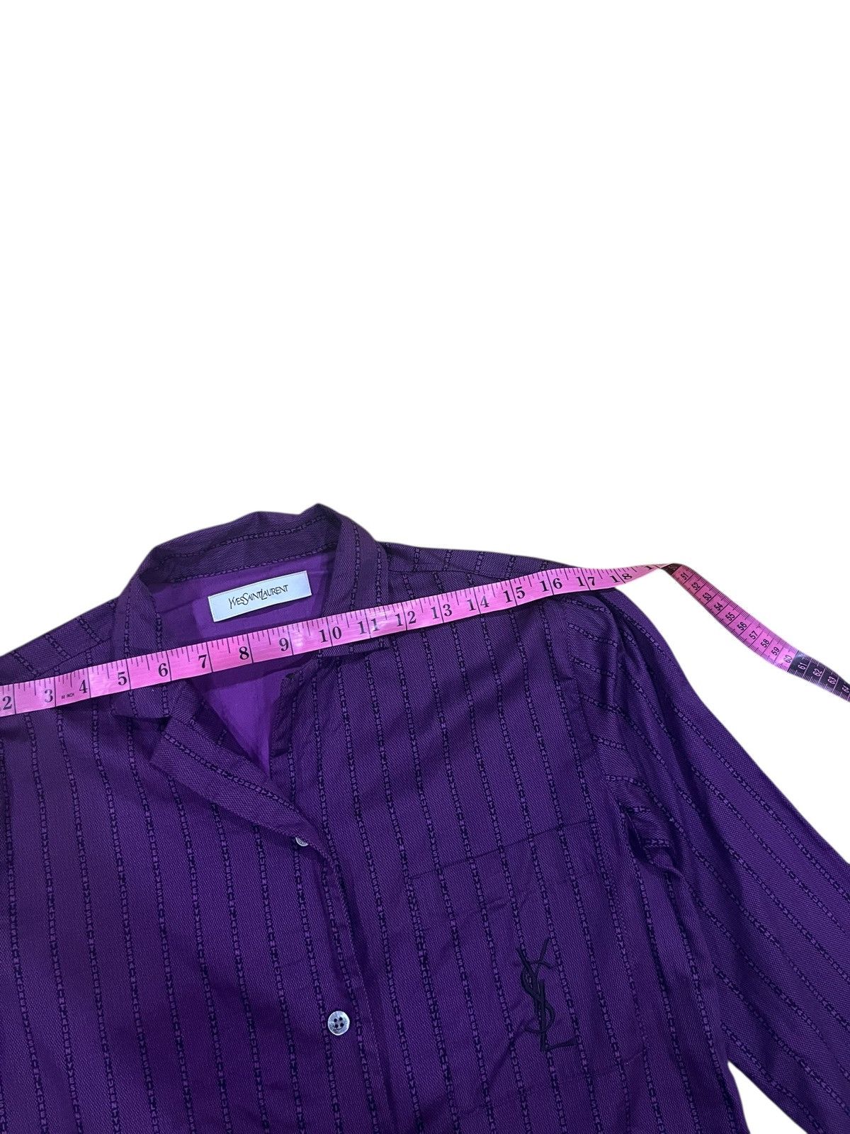 Yves Saint Laurent YvesSaintLaurent full print button upp Size M / US 6-8 / IT 42-44 - 13 Thumbnail