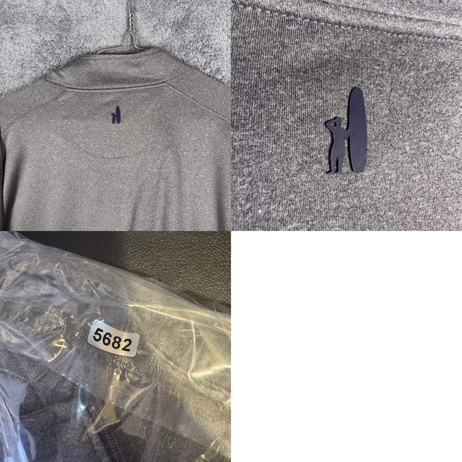 johnnie-O johnnie-O Jacket Mens XL Prep Formance 1/4 Zip Pullover Gray 50 in Chest Regular Size Type Regular Coat Jacket Outdoor Golf Benin? Size US XL / EU 56 / 4 - 9 Thumbnail