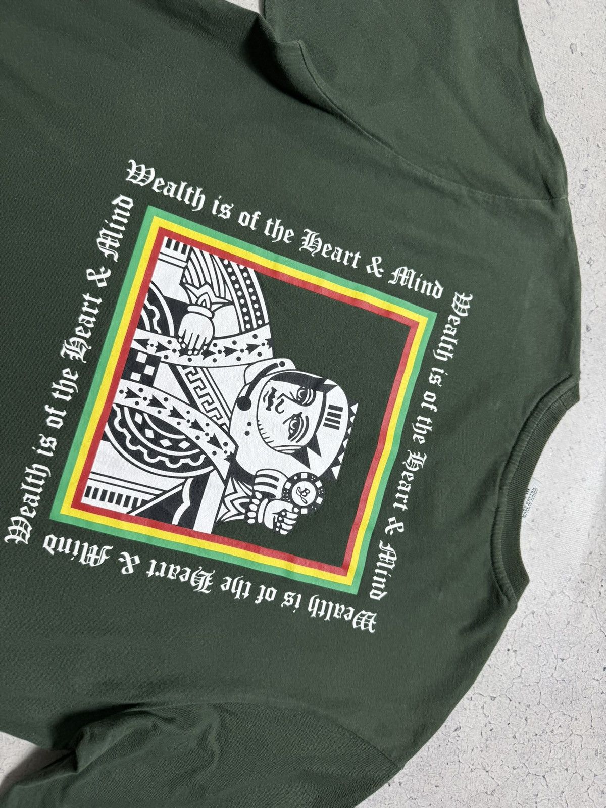Billionaire Boys Club Billionaire Boys Club BBC Green Big Logo T-Shirt Size M Size US M / EU 48-50 / 2 - 10 Thumbnail