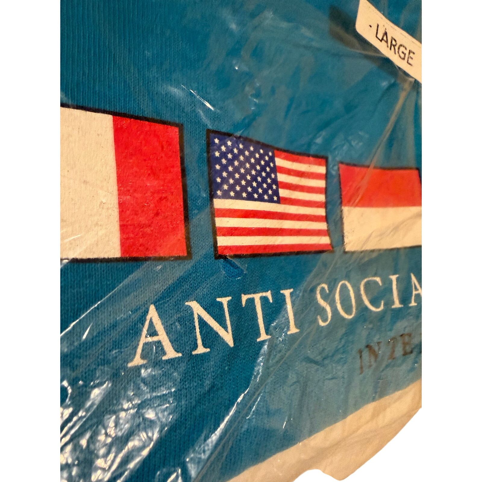Anti Social Social Club Anti social social club “International” tee Large new in pkg Size US L / EU 52-54 / 3 - 2 Thumbnail