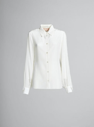 Marni o1srvl11e0624 Shirt in White Size S / US 4 / IT 40 - 1 Thumbnail