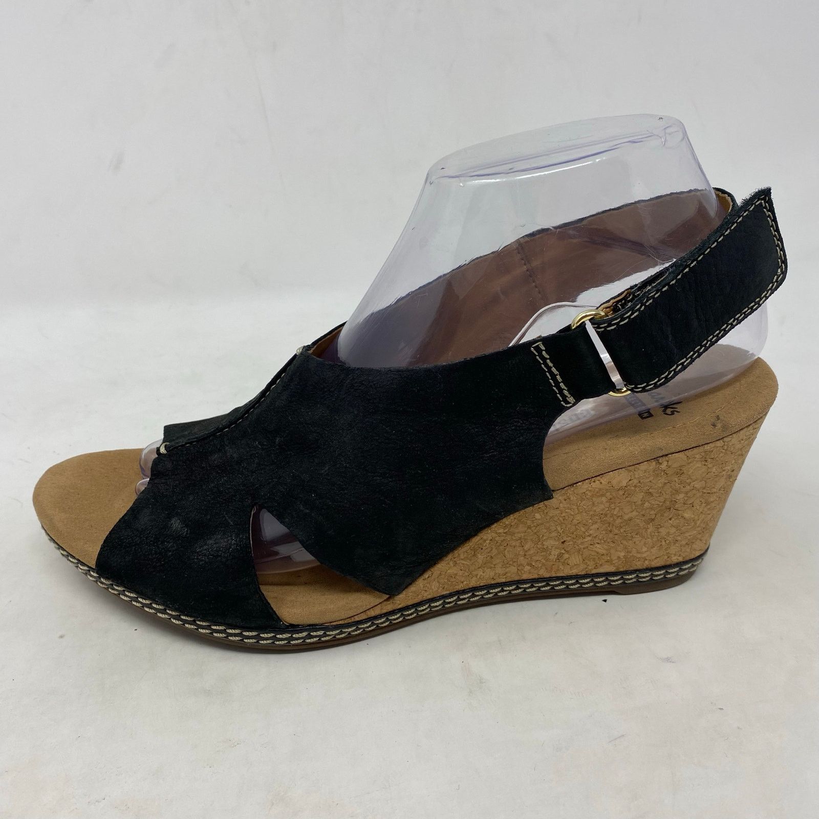 Clarks Clarks Helio Float Cushion Soft Comfort Cork Wedge Size 9 Size US 9 / IT 39 - 2 Thumbnail