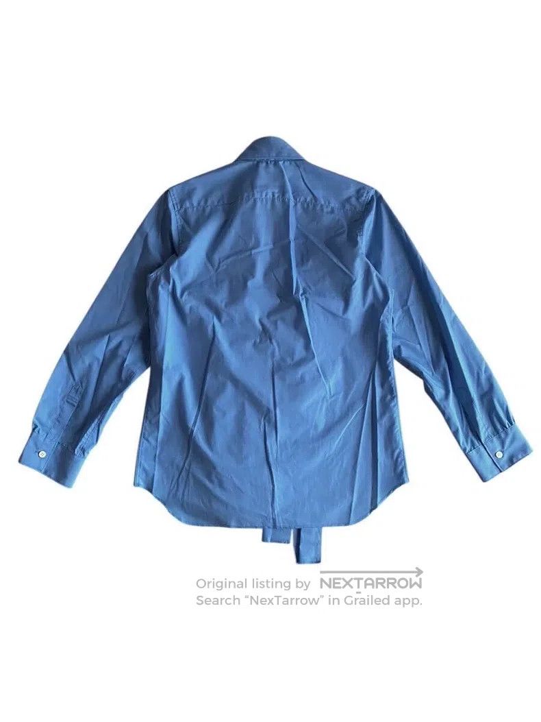 Comme des Garcons Comme Des Garcons Blue Folded Flower Shirt Size M / US 6-8 / IT 42-44 - 6 Thumbnail