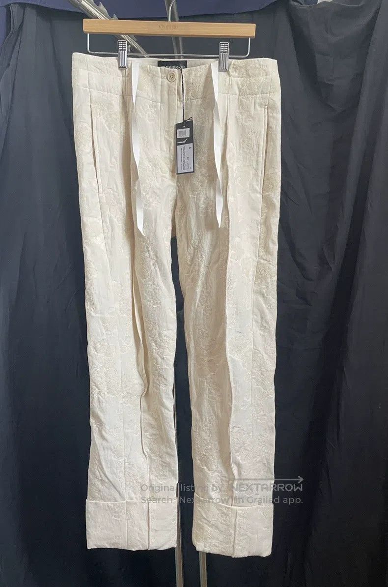 Ann Demeulemeester Ann Demeulemeester 38 jacquard women's pants Size 29" - 1 Thumbnail