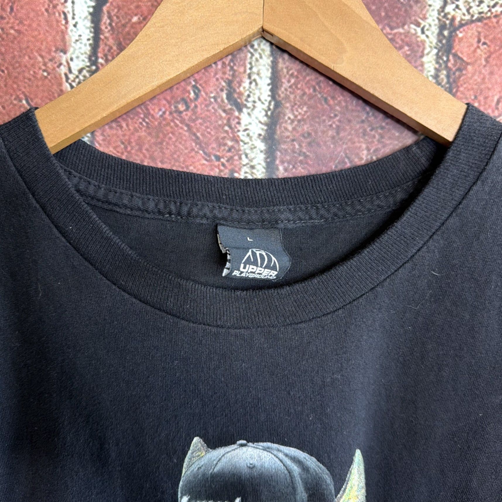 Upper Playground VINTAGE Upper Playground Cat Compton N.W.A Ruthless Kitten T Shirt Adult L Black Short Sleeve Graphic Tee Men Size US L / EU 52-54 / 3 - 2 Thumbnail