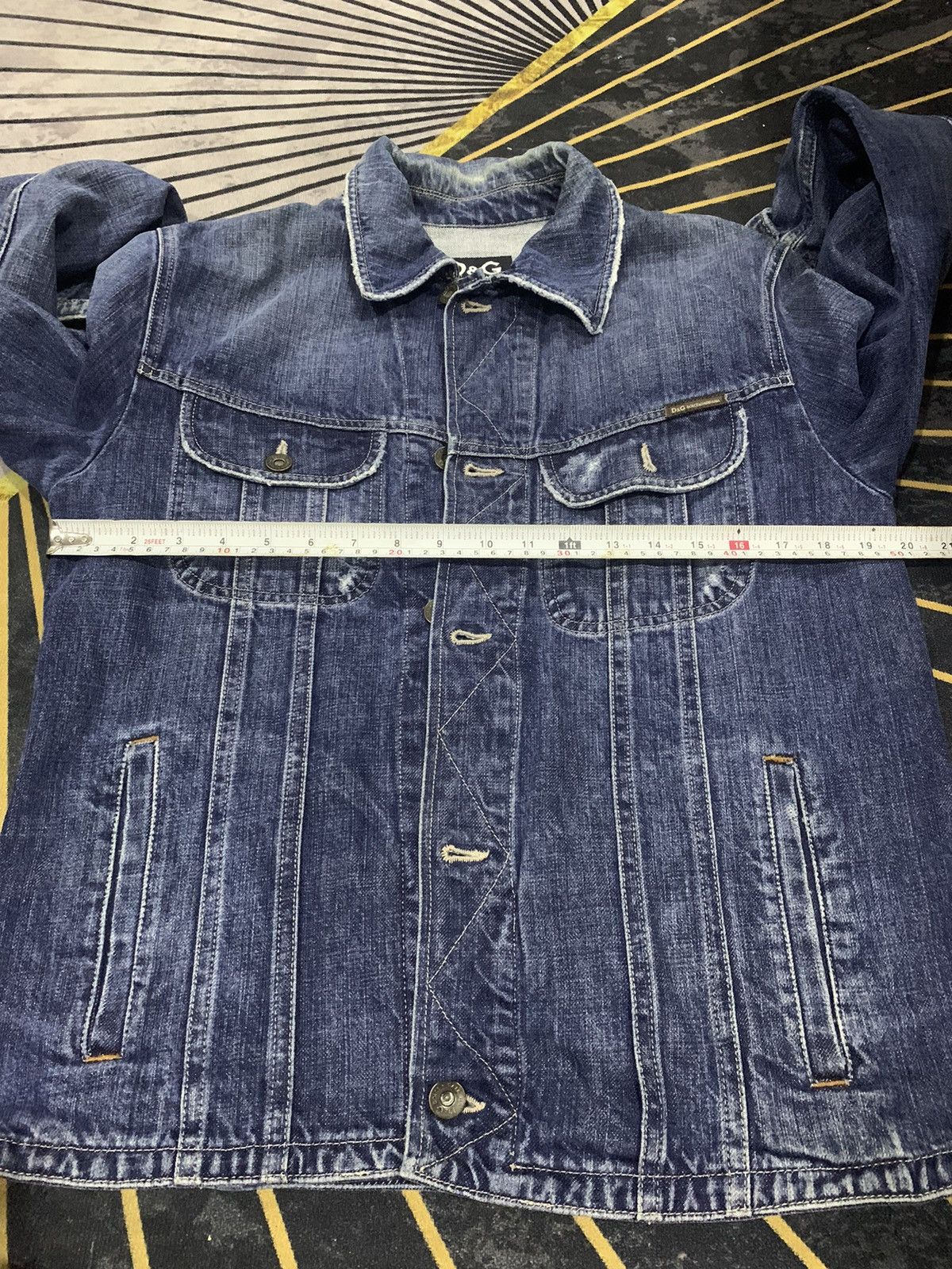 Dolce & Gabbana × Vintage RARE!! Denim Jacket DOLCE & GABBANA Size US M / EU 48-50 / 2 - 7 Thumbnail