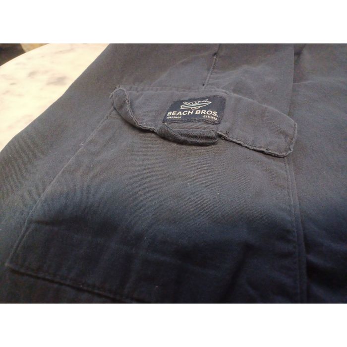 Streetwear Beach Bros. Surf Shop Mens Light Weight Cargo Pants XL Navy