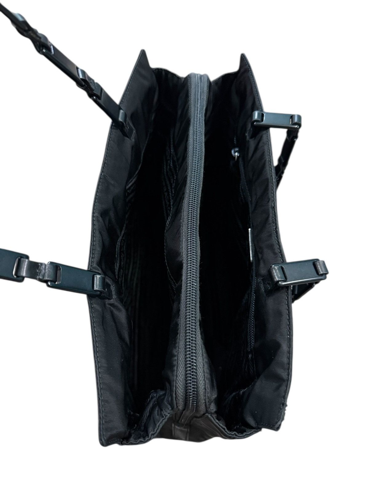 Prada VINTAGE PRADA BLACK TOTE BAG Size ONE SIZE - 11 Thumbnail