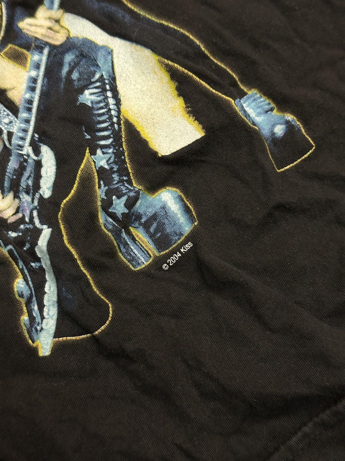 Band Tees Vintage Kiss World Domination With Fireworks T 2004 Rockwear Size US S / EU 44-46 / 1 - 4 Thumbnail