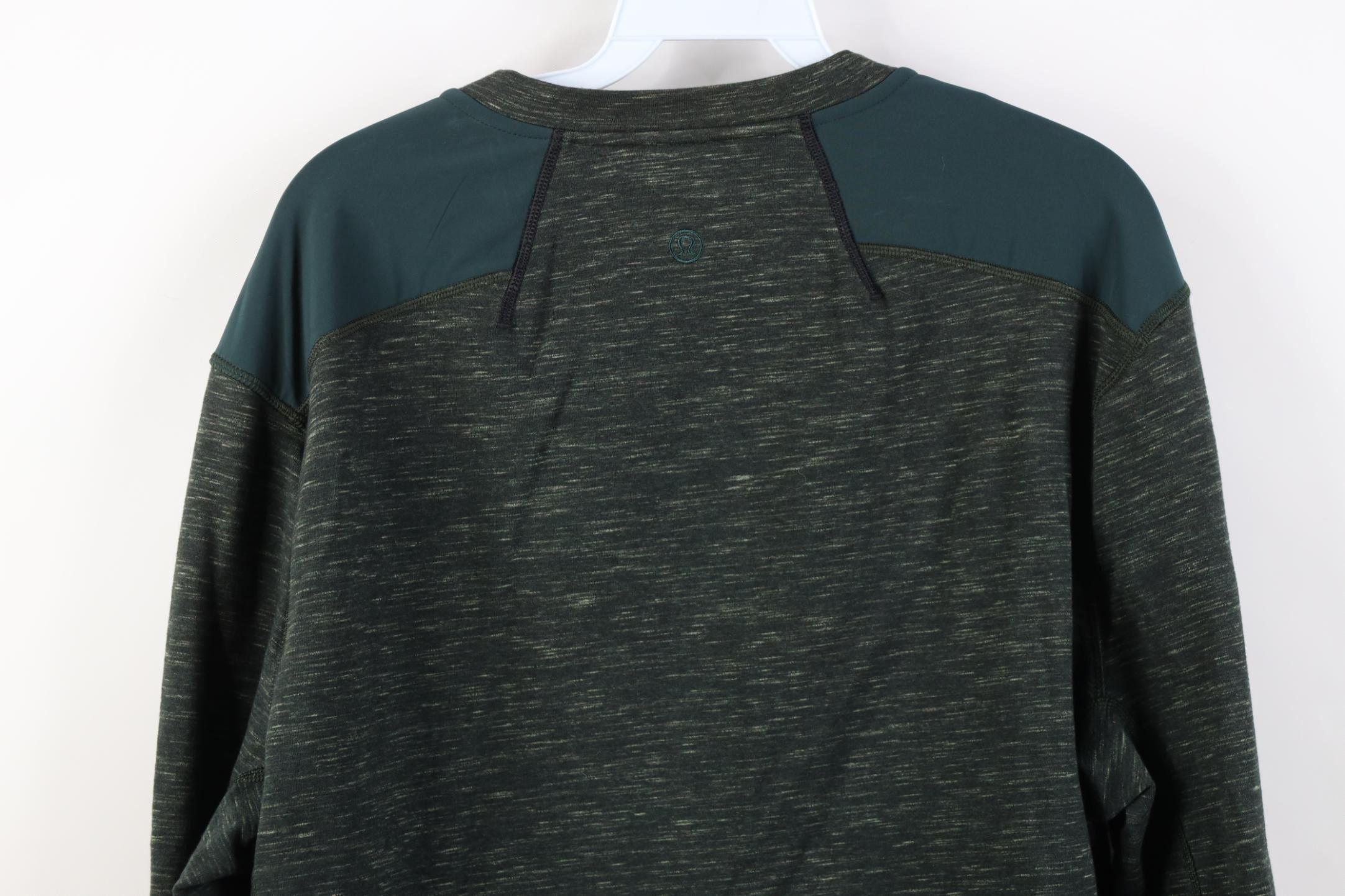 Lululemon Lululemon French Terry V-Neck Sweater Sweatshirt Marled Size US XL / EU 56 / 4 - 13 Thumbnail