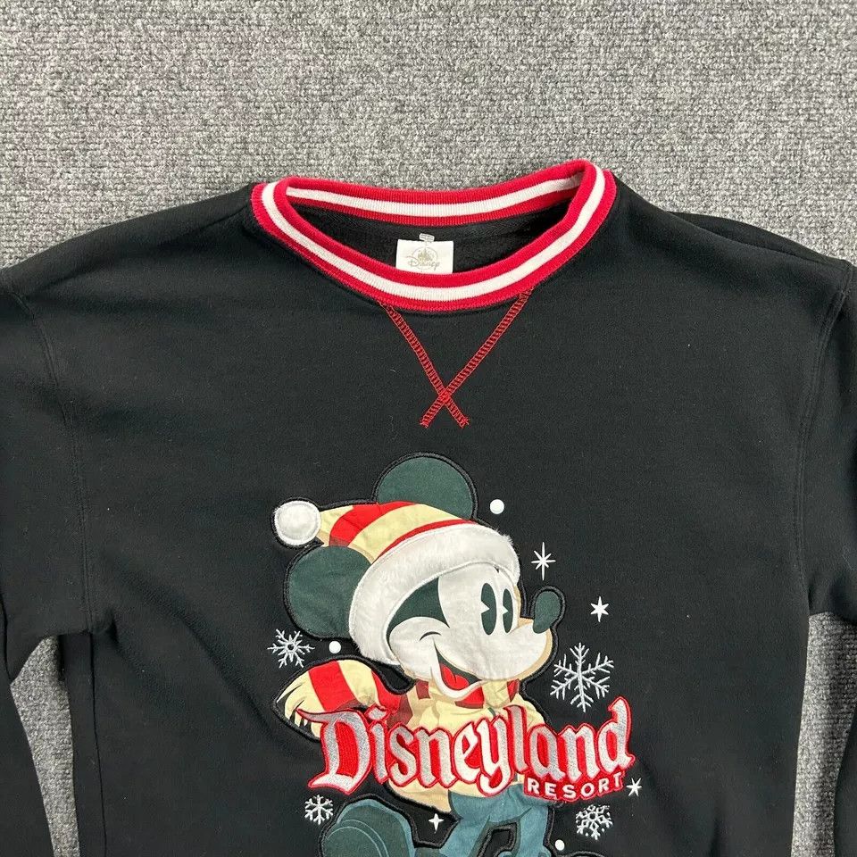 Disney Disneyland Resort Sweatshirt Small Christmas Mickey Mouse Size S / US 4 / IT 40 - 2 Thumbnail