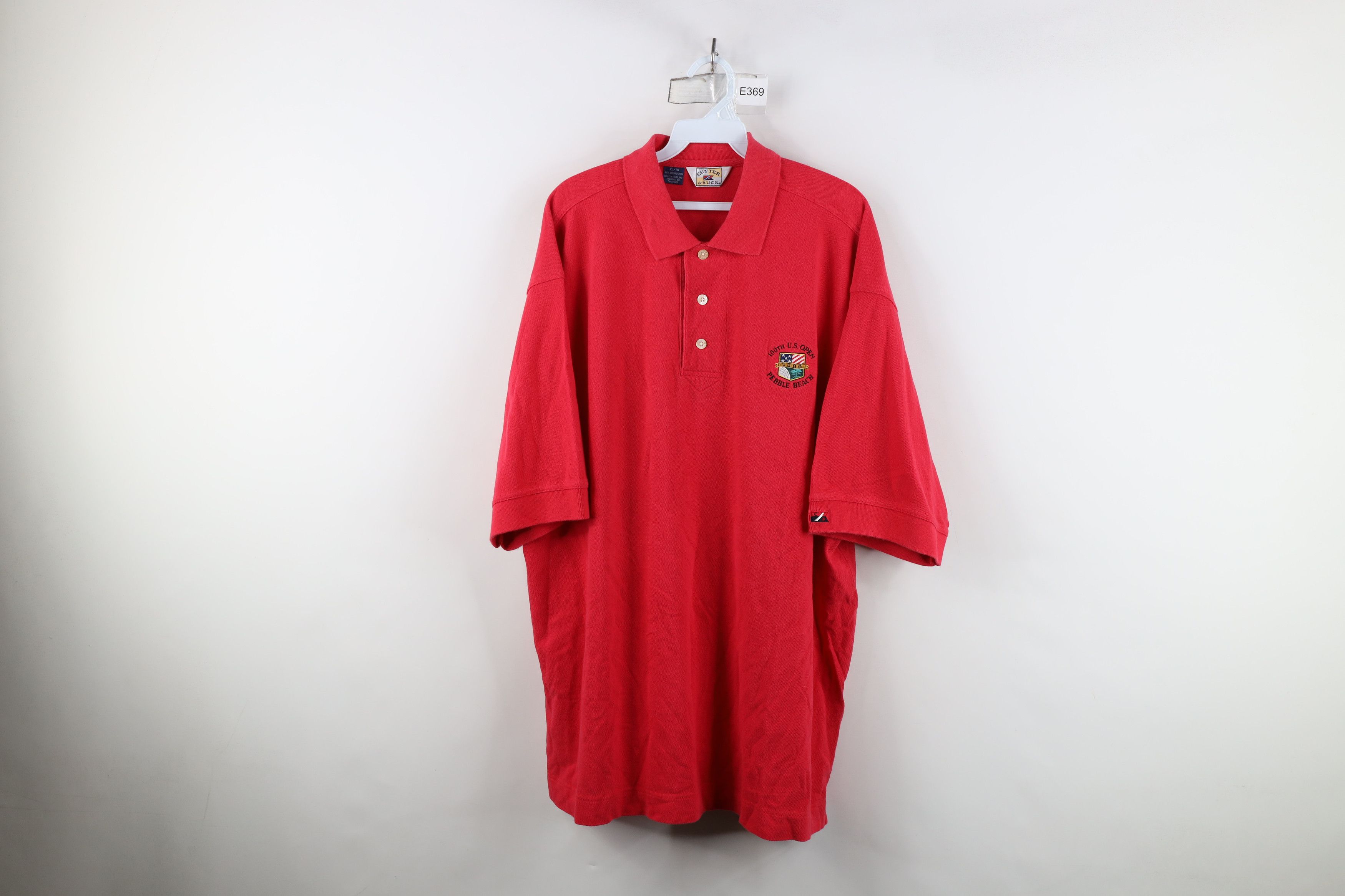 Vintage Vintage Y2K 100th US Open Pebble Beach Golf Polo Shirt Red Size US XL / EU 56 / 4 - 1 Thumbnail