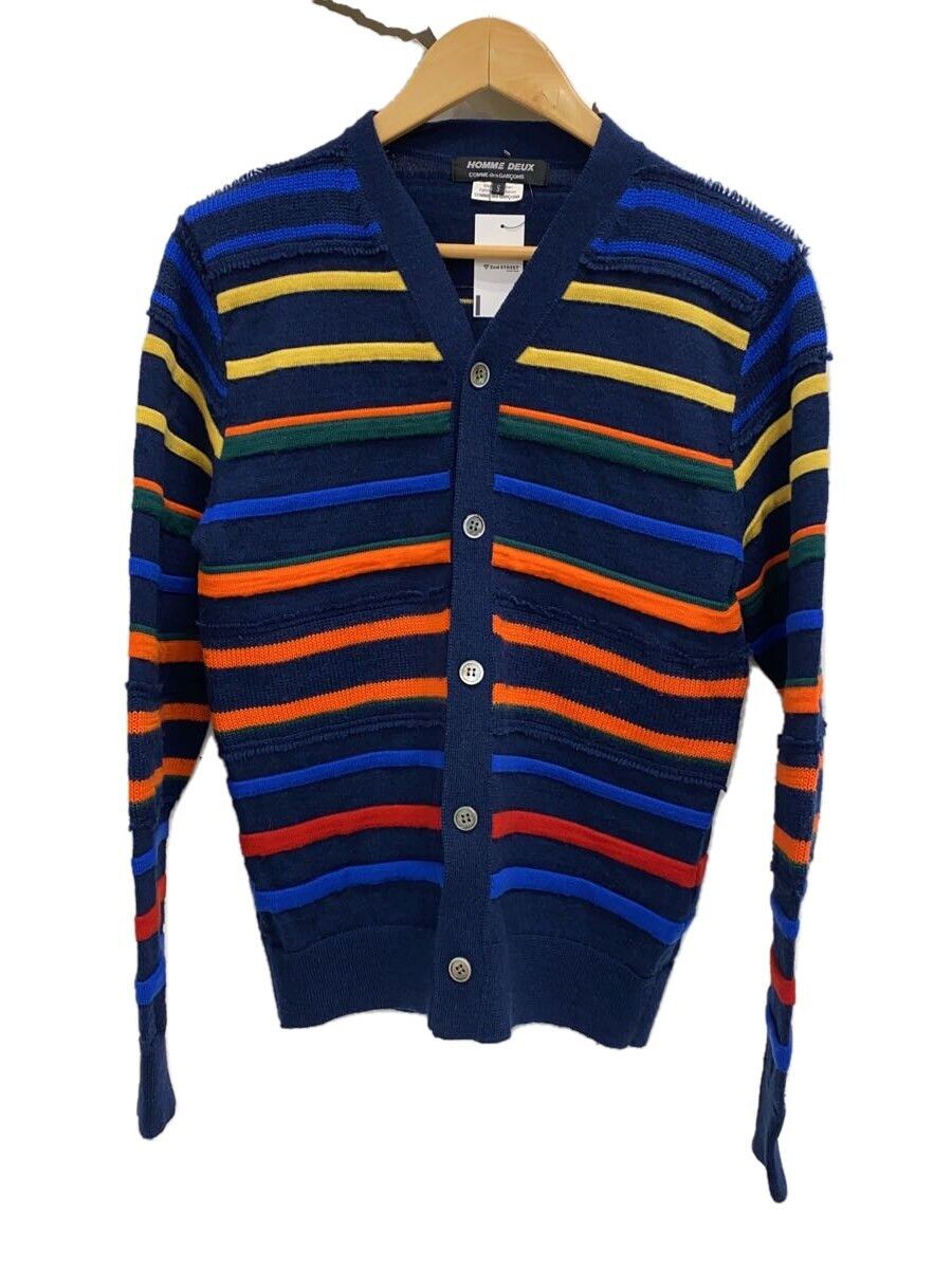 Comme des Garcons Homme Sweater Border Thick Wool Cardigan