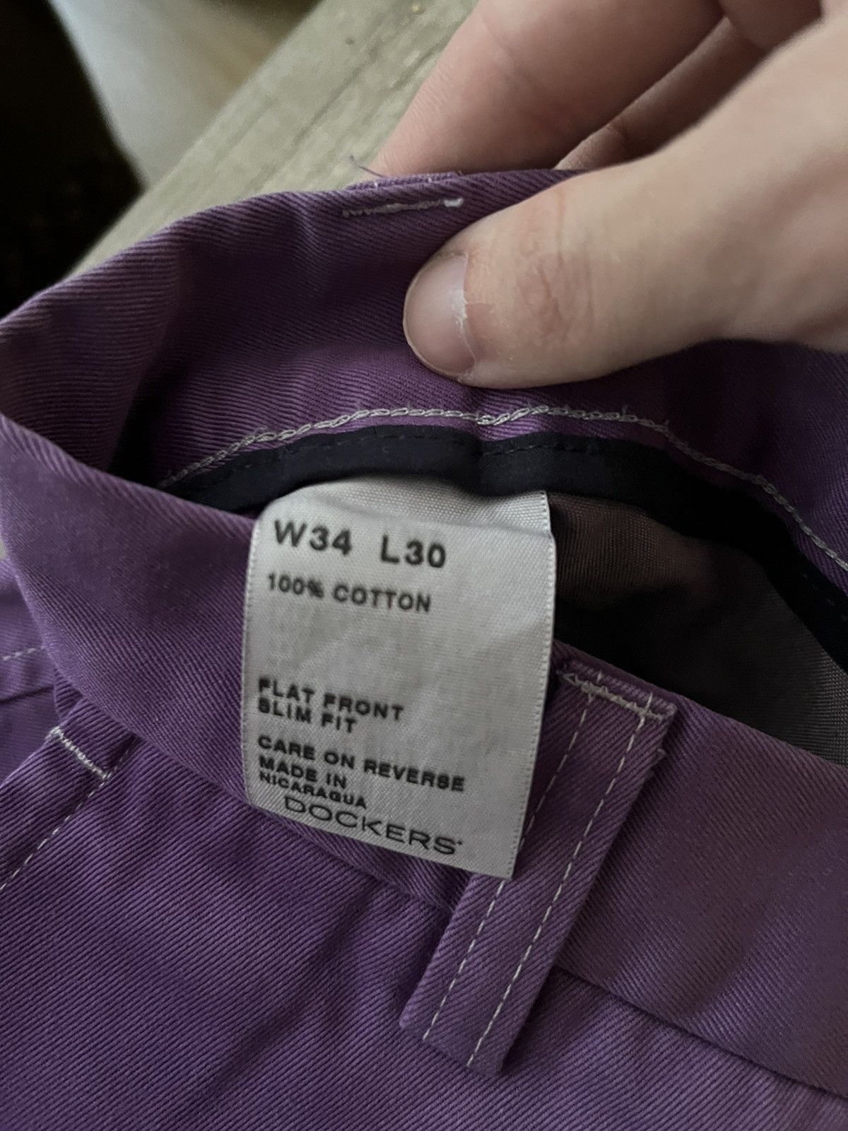 Dockers × Vintage Purple Dockers Pants Size US 34 / EU 50 - 3 Thumbnail