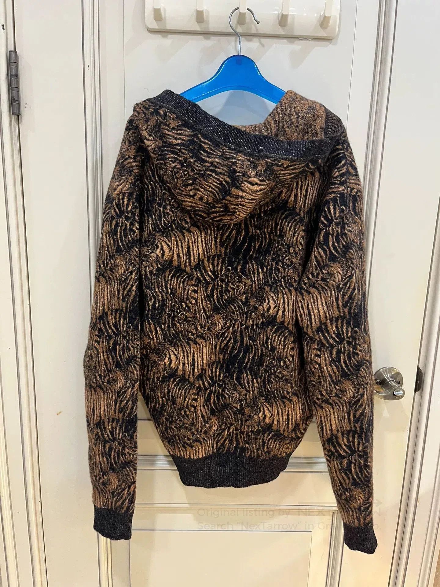Saint Laurent Paris Saint Laurent Tiger Pattern Hooded Cardigan. Size US M / EU 48-50 / 2 - 5 Thumbnail