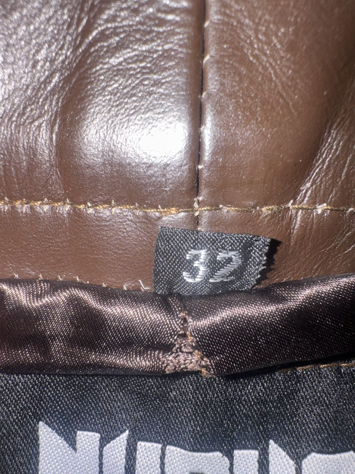 NYRVA NYRVA brown flared leather pants Size US 32 / EU 48 - 7 Thumbnail