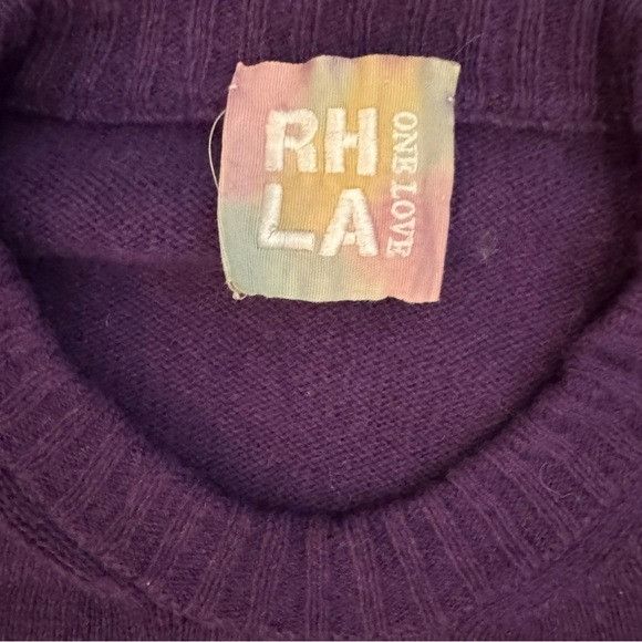 Other RHLA One Love Ron Herman Recycled Cashmere Purple Gender Neu Size XL / US 12-14 / IT 48-50 - 2 Thumbnail