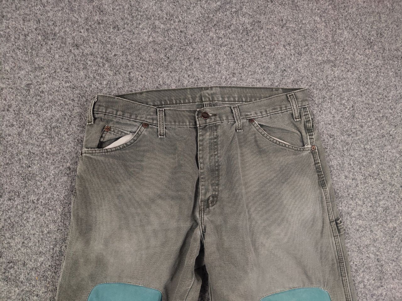 Dickies Vintage Dickies Faded Canvas Patchwork USA Style Skate Pants Size US 34 / EU 50 - 10 Thumbnail