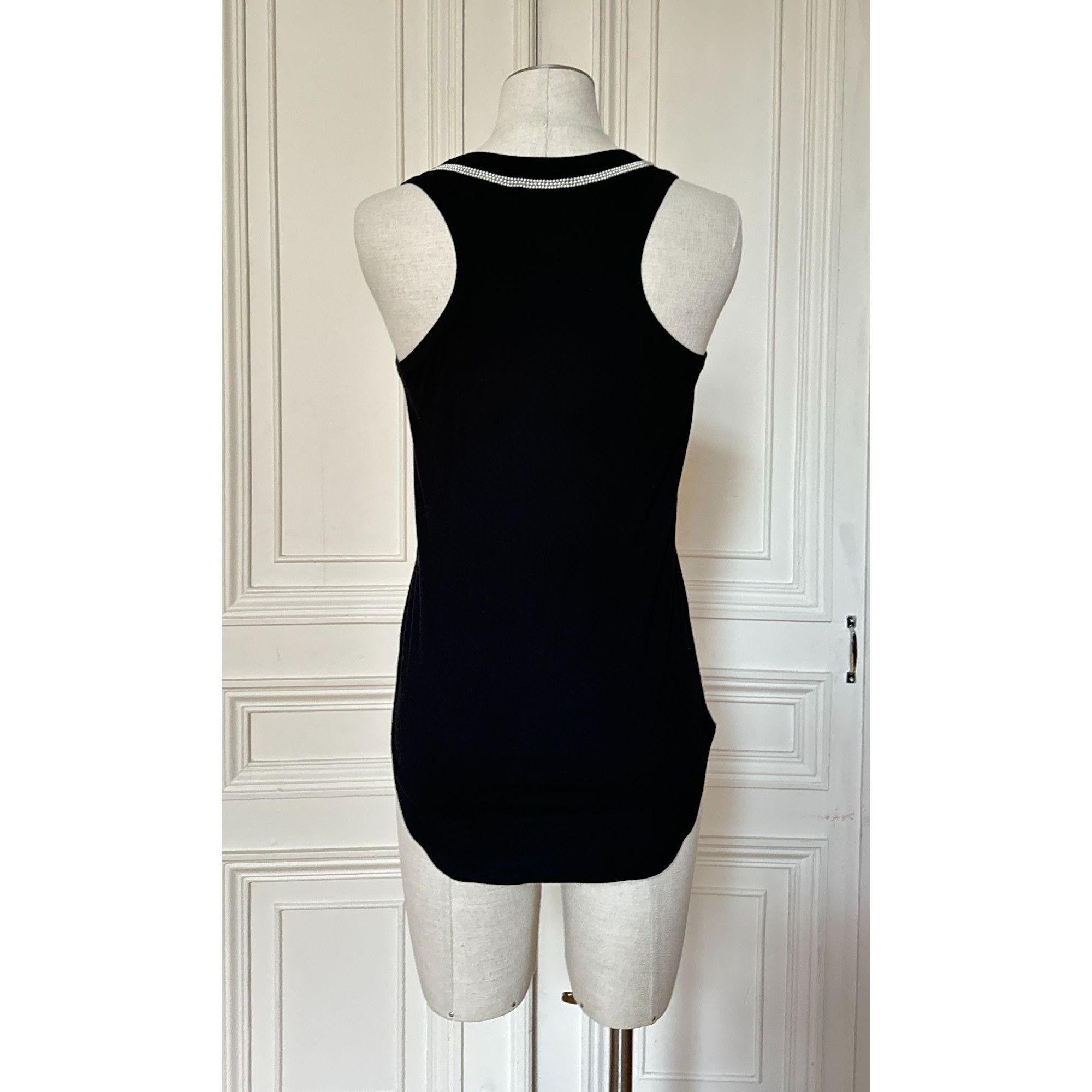 Alexander McQueen Navy Skulls Embellished Top Size S / US 4 / IT 40 - 5 Thumbnail