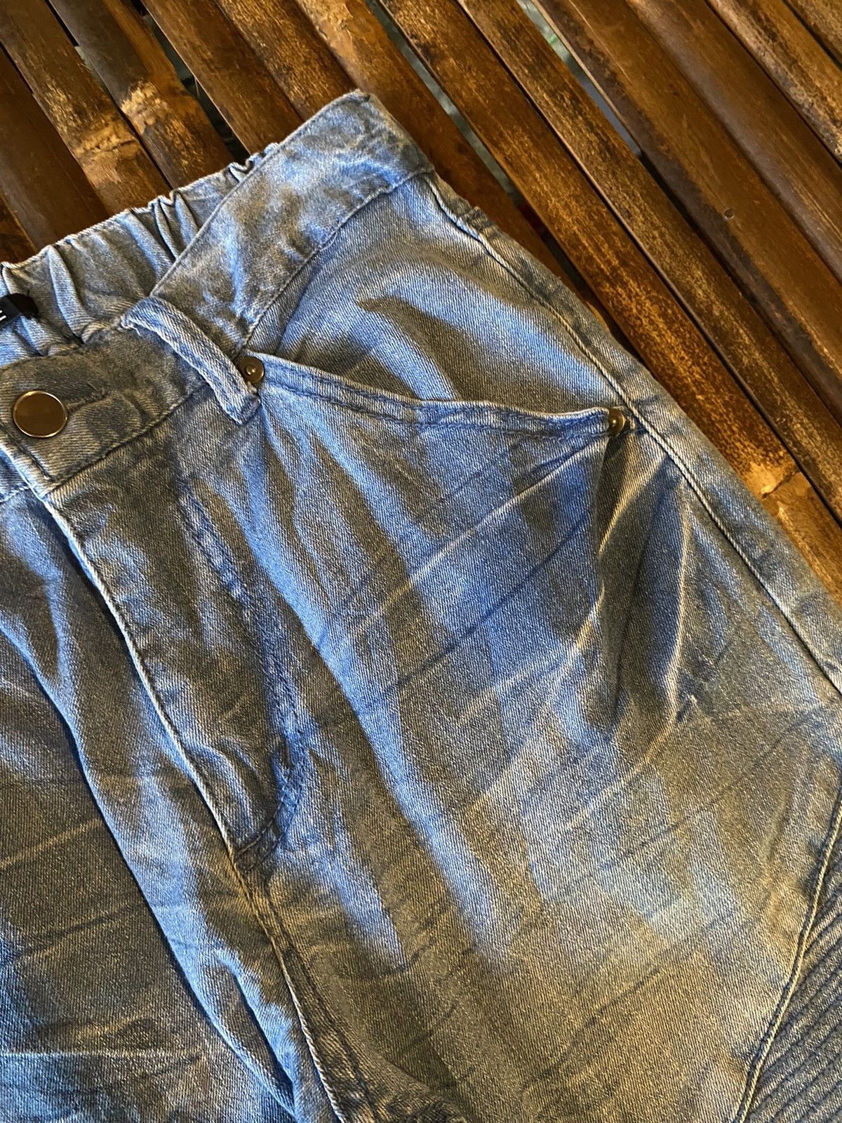 If Six Was Nine × Japanese Brand SUREVE BIKERS DENIM PANTS Size 30" / US 8 / IT 44 - 6 Thumbnail