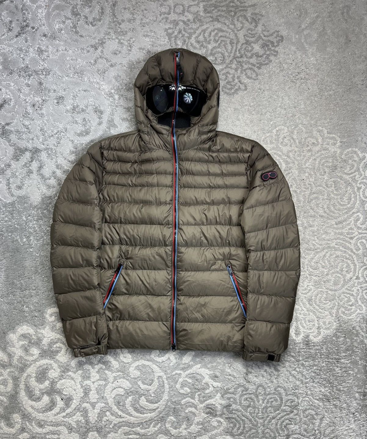 Other Ai Riders On The Storm Puffer Down Jacket with Google Size US XL / EU 56 / 4 - 2 Thumbnail