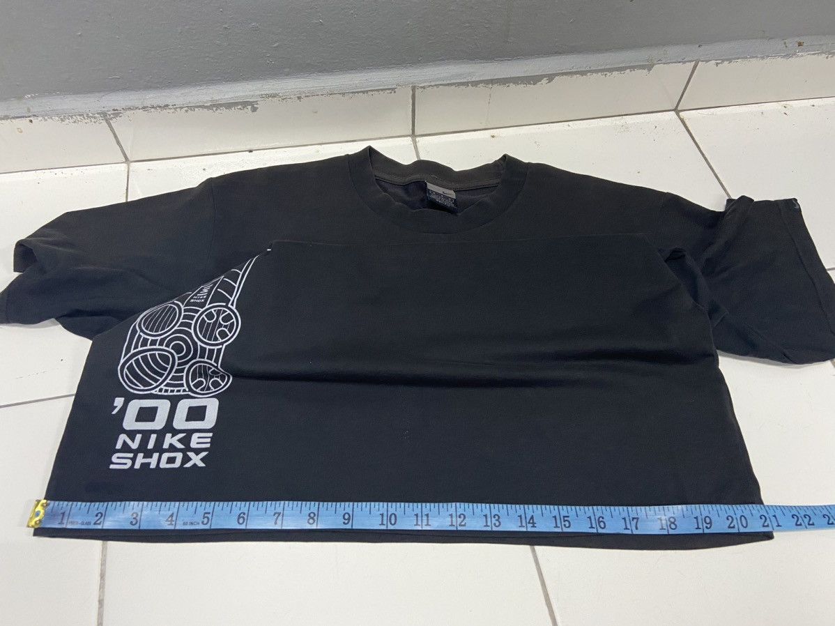 Nike VINTAGE 2000 NIKE SHOX BLACK TEE SHIRT Size US M / EU 48-50 / 2 - 13 Thumbnail