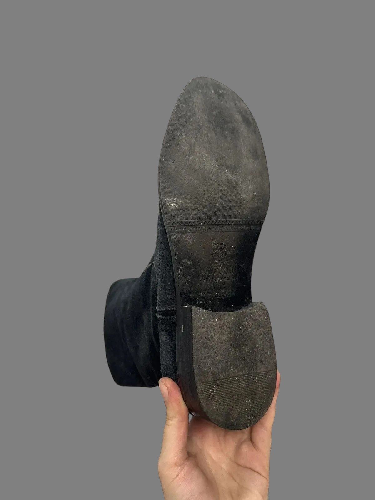 If Six Was Nine Italy Leather Mens Boots AS98 Meltal Zip Rick Owens Style Size US 8 / EU 41 - 9 Thumbnail