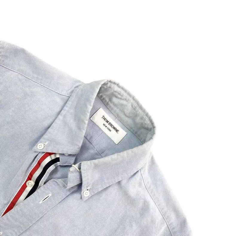 Thom Browne Thom Browne Blue classic polka-dotted shirt Size US S / EU 44-46 / 1 - 5 Thumbnail