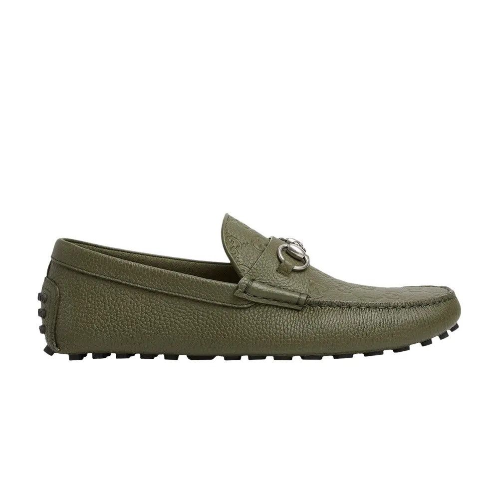 Gucci o1loc1c0326 765859 Men's Driver With Horsebit Loafers Shoes Size US 12.5 / EU 45-46 - 1 Preview