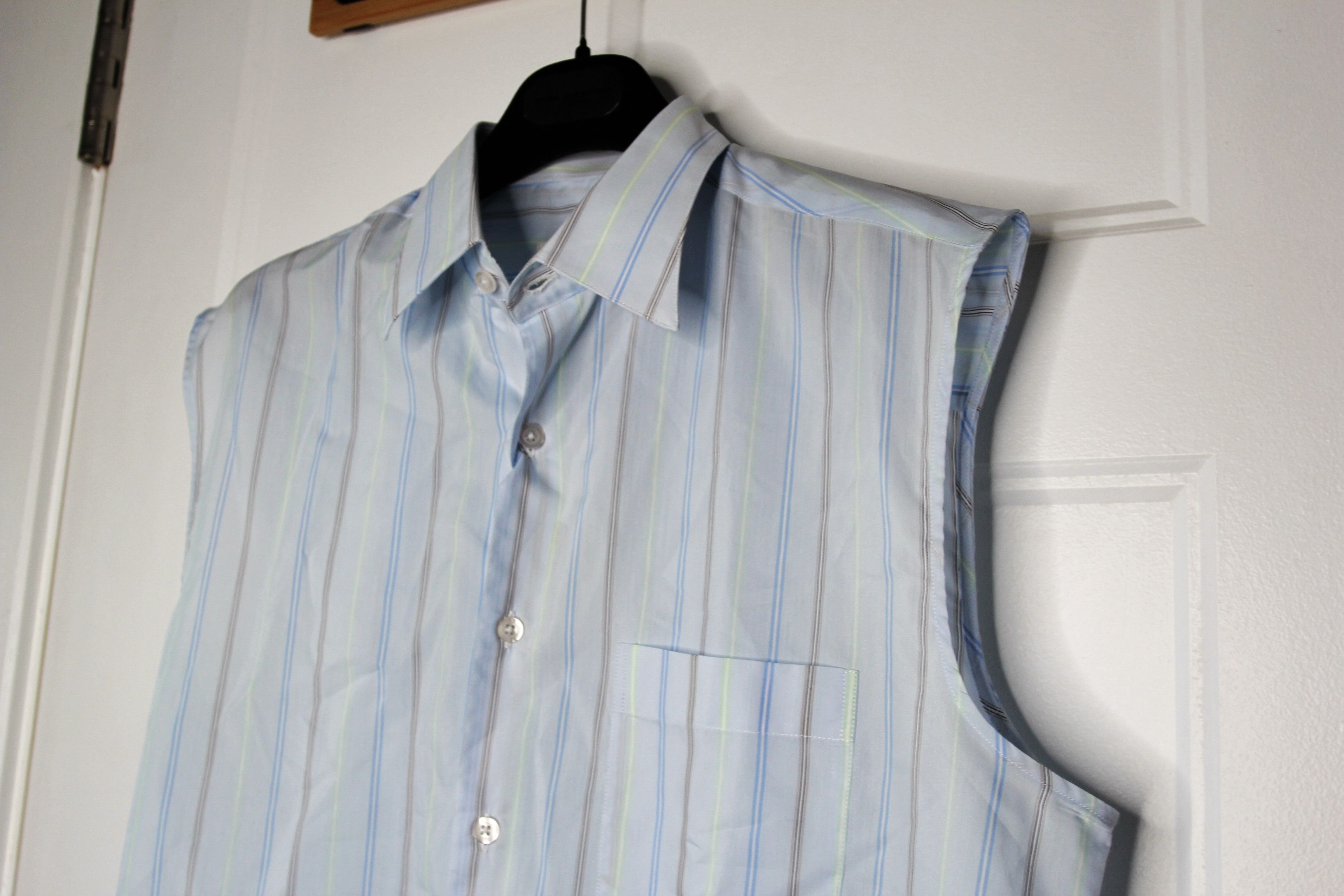 Ernest W. Baker BNWT SS23 ERNEST W. BAKER STRIPED SLEEVELESS SHIRT 46 Size US S / EU 44-46 / 1 - 4 Thumbnail