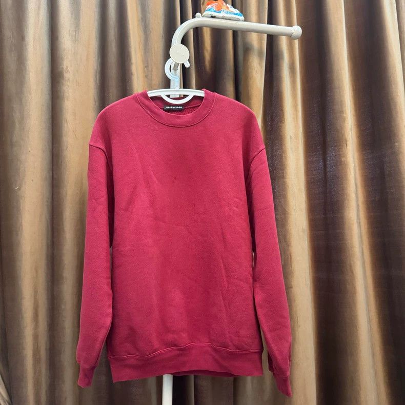 Balenciaga Balenciaga red back logo long sleeves 2501-Nextarrow Size US XS / EU 42 / 0 - 1 Thumbnail