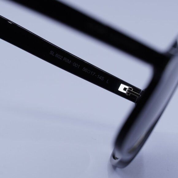 Saint Laurent Paris 🕶️ New Saint Laurent SL602 RIM 001 Sunglasses - Black Frame Size ONE SIZE - 7 Thumbnail