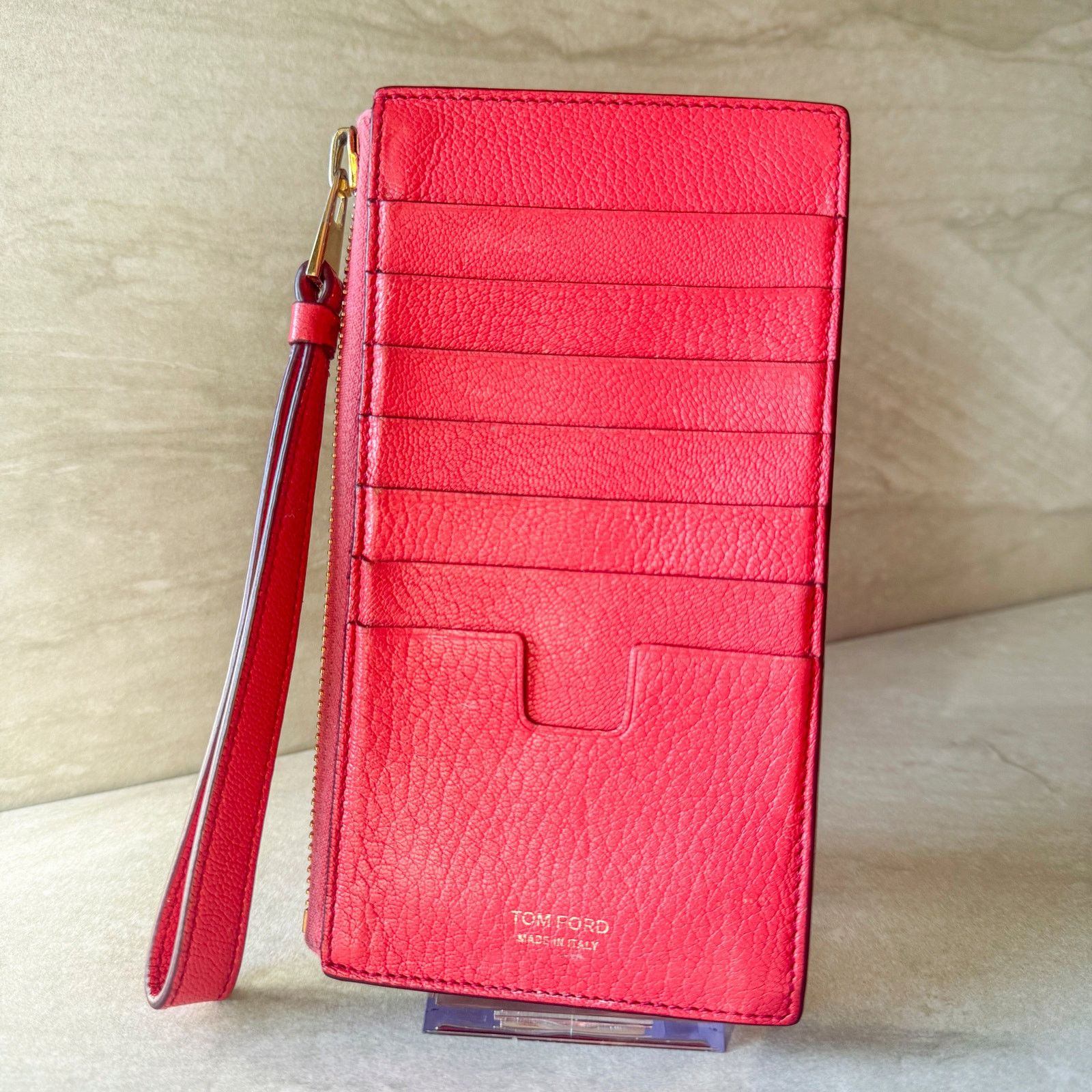Tom Ford Tom Ford Grained Leather Wristlet Wallet Size ONE SIZE - 11 Thumbnail