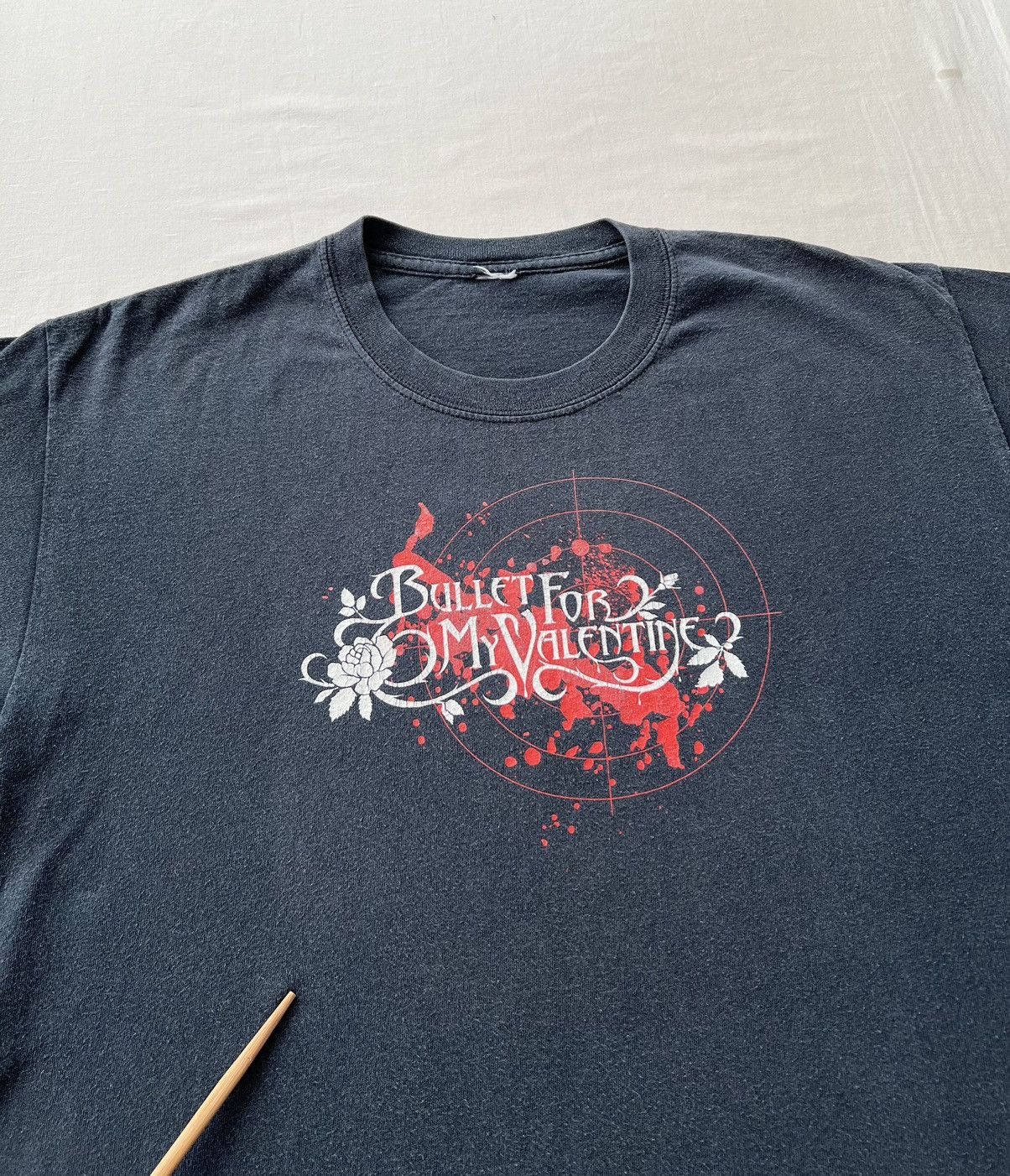 Band Tees Vintage 2000s Bullet for my Valentine Black T-shirt Size US M / EU 48-50 / 2 - 6 Thumbnail