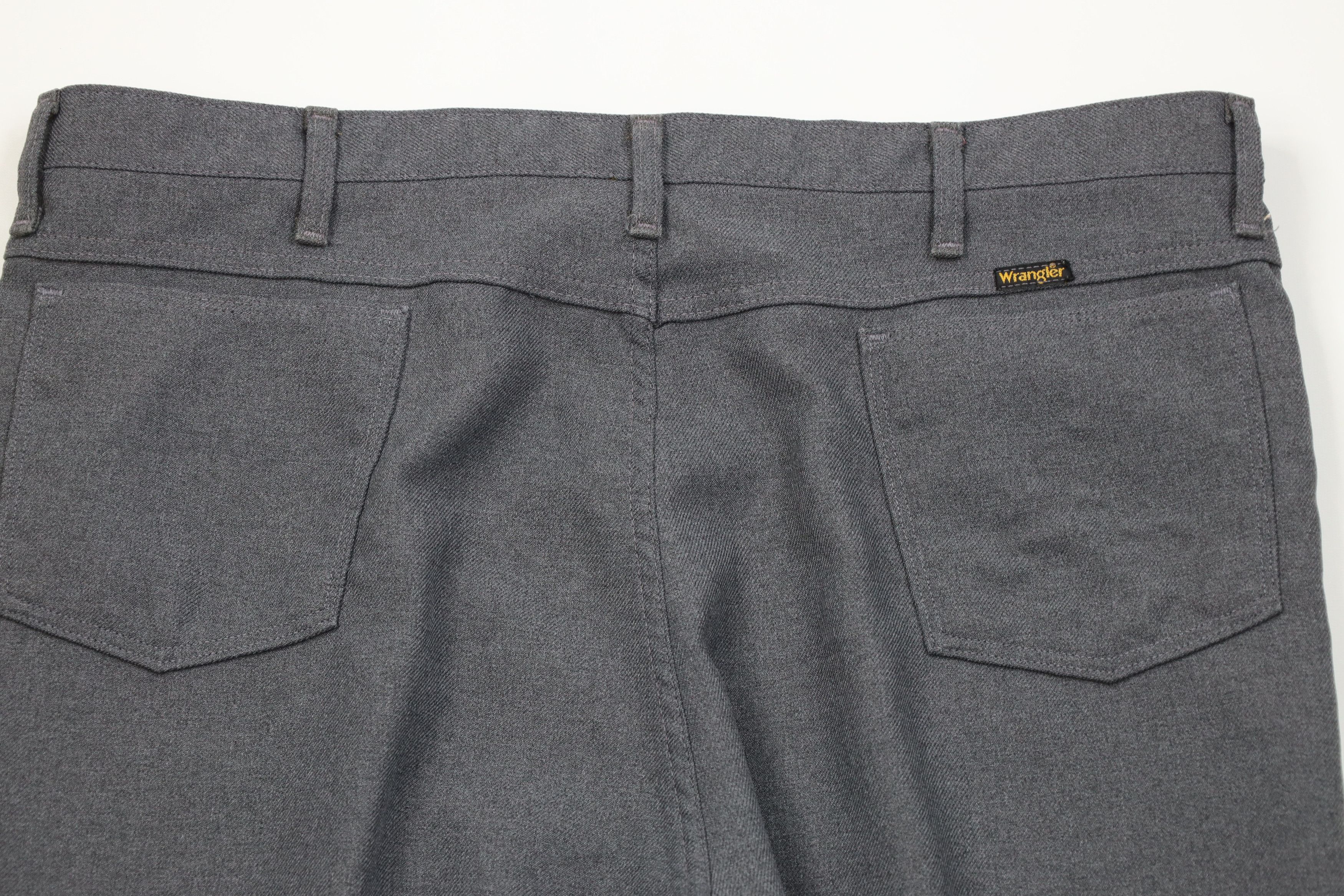 Wrangler Vintage 90s Wrangler Wide Leg Chino Pants Heather Gray USA Size US 44 / EU 60 - 10 Thumbnail