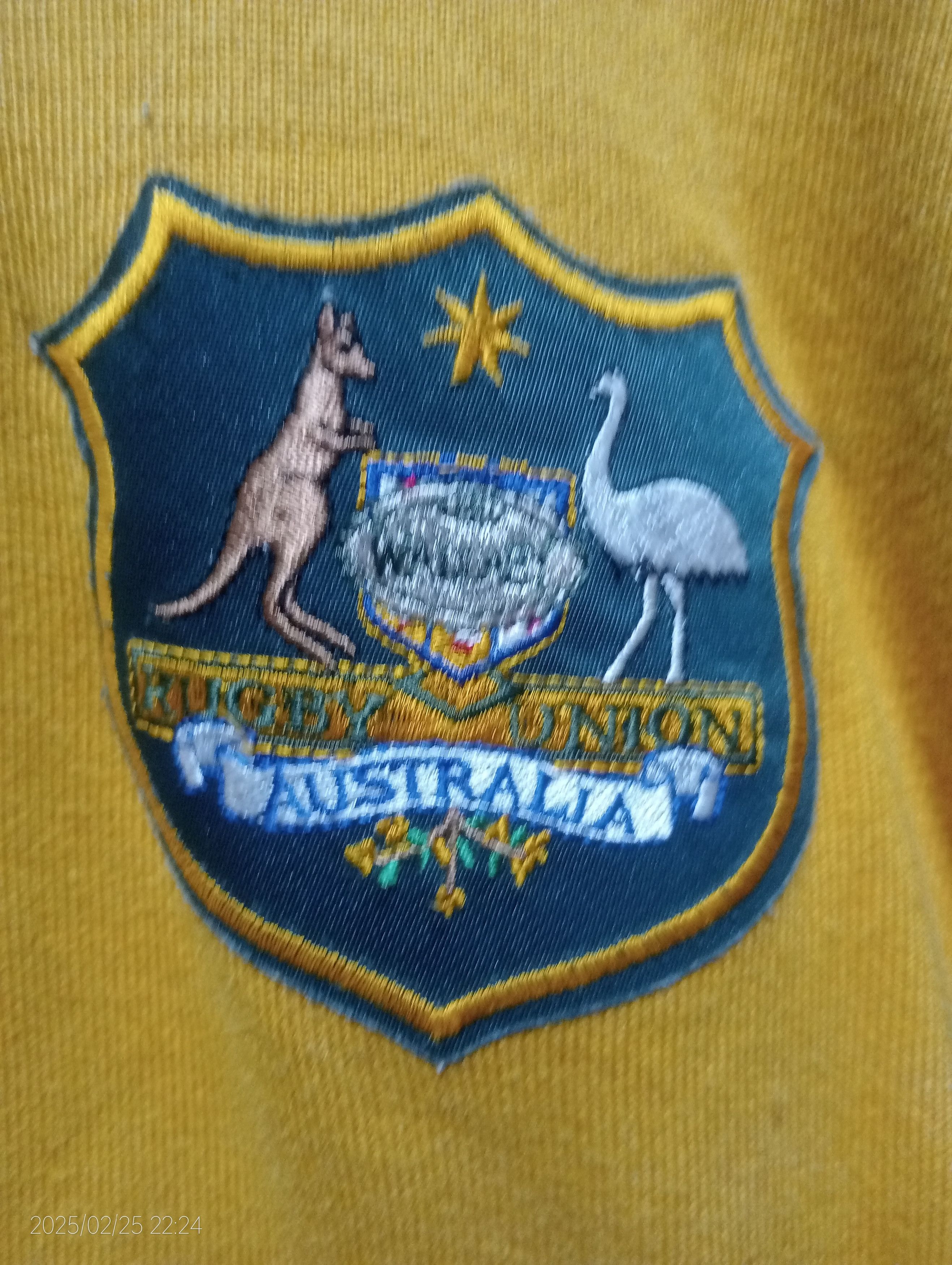 Canterbury of New Zealand Vintage CoNZ IRB Australia Polo Rugby World Cup 2003 Jersey Size US L / EU 52-54 / 3 - 5 Thumbnail