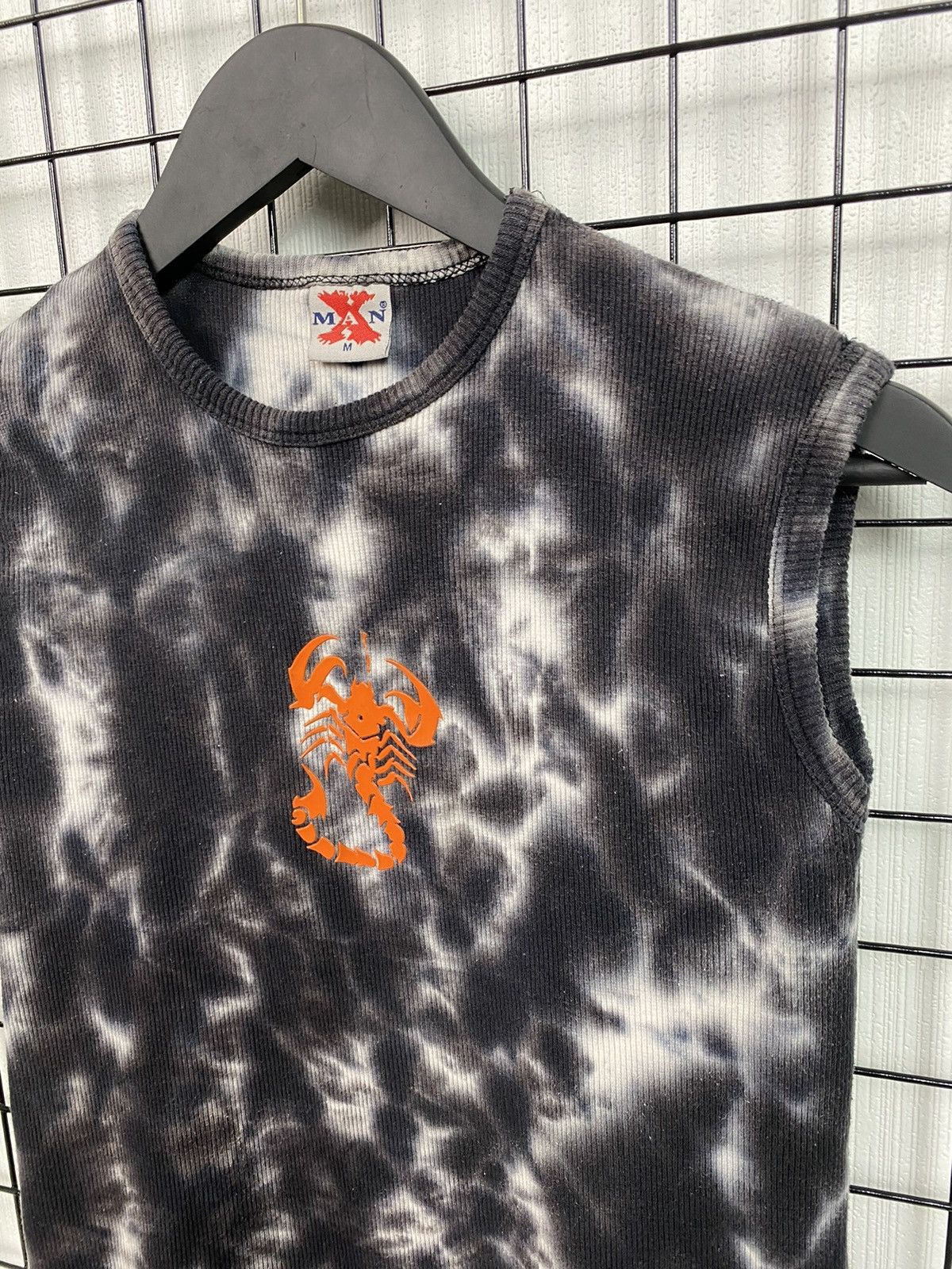 Vintage Rare Tie-dye Tank top Scorpio Avant garde y2k Style Men M Size US M / EU 48-50 / 2 - 9 Thumbnail