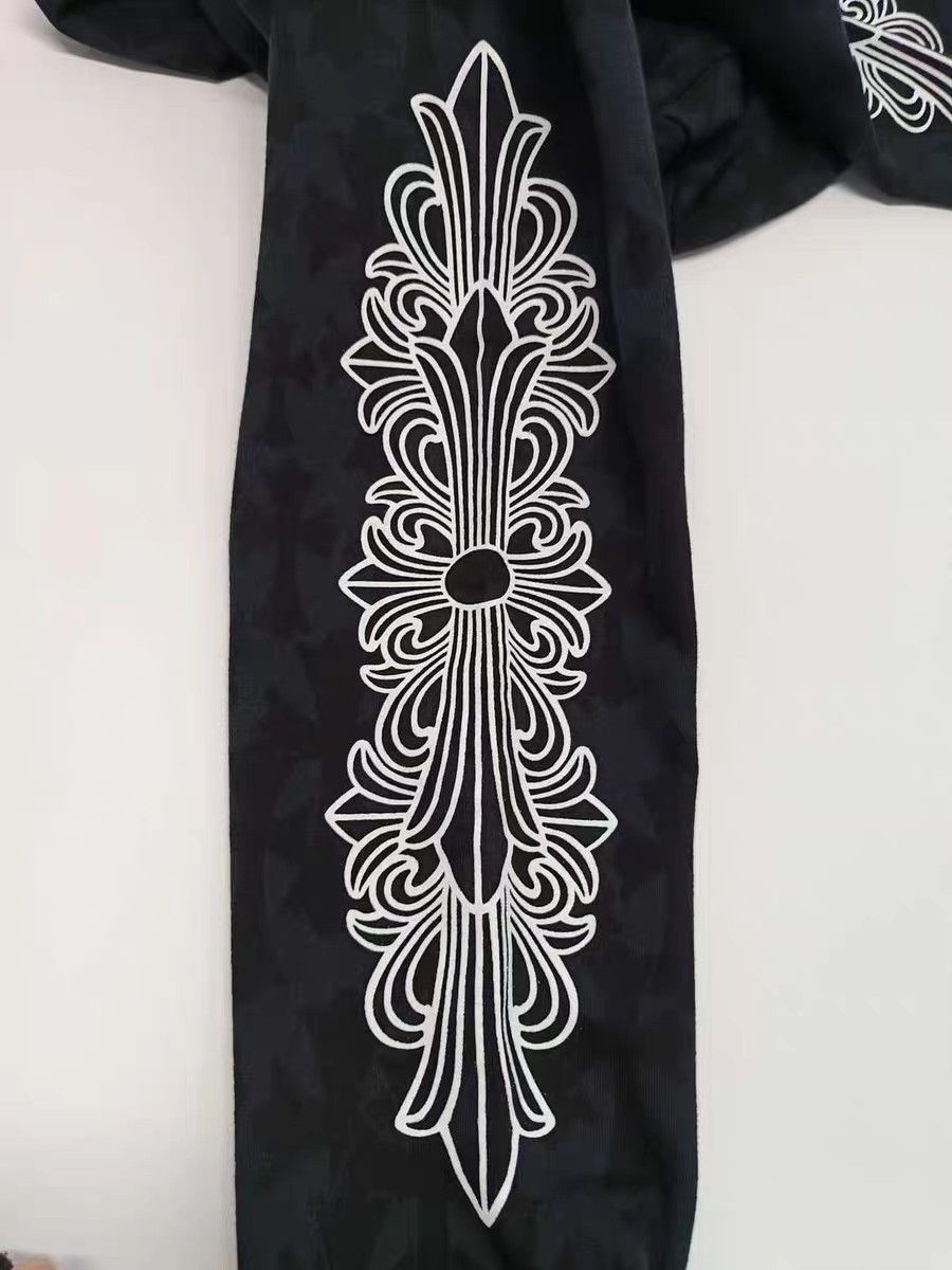 Chrome Hearts CHROME HEARTS Size L Black dark horseshoe scroll hoodie Size US L / EU 52-54 / 3 - 14 Thumbnail